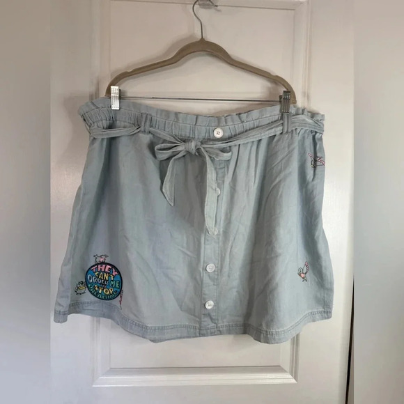 NWT Disney Parks Cinderella Button-Up They Can’t Stop Me From Dreaming Skirt - Picture 1 of 6